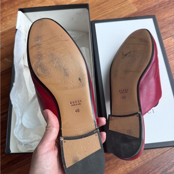Gucci Princetown Mules in Red size 40 - Picture 9 of 11